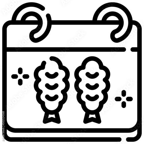 TEMPURA line icon,linear,outline,graphic,illustration