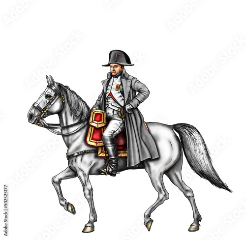 Foto Napoleon Bonaparte Emperor of the French color