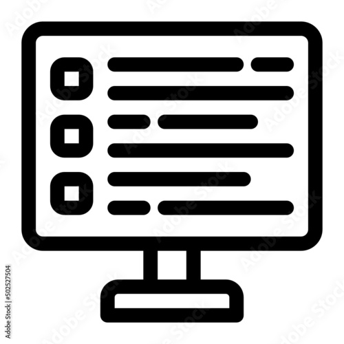 exam line icon