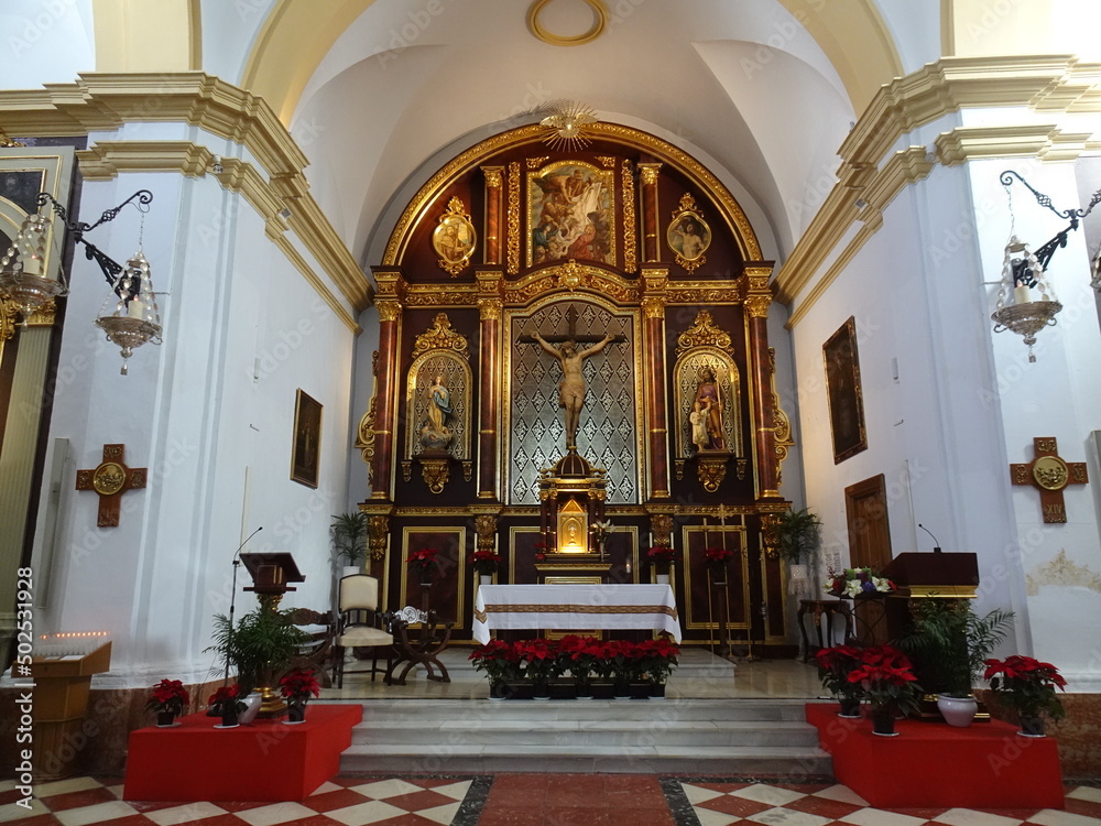 [Spain] Altar of church of San Antonio (Frigiliana)
