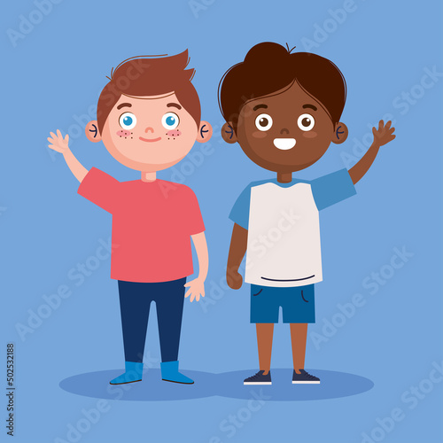 little interracial boys