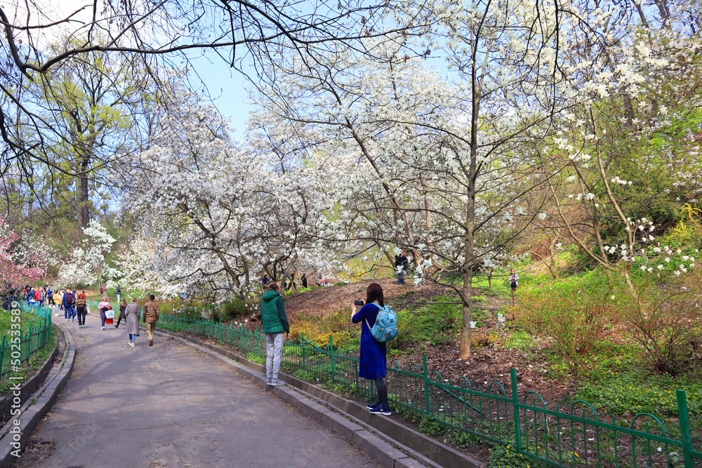 Fomin Botanical Garden in Kyiv, Ukraine