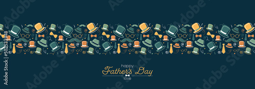 Happy Father's Day banner.
