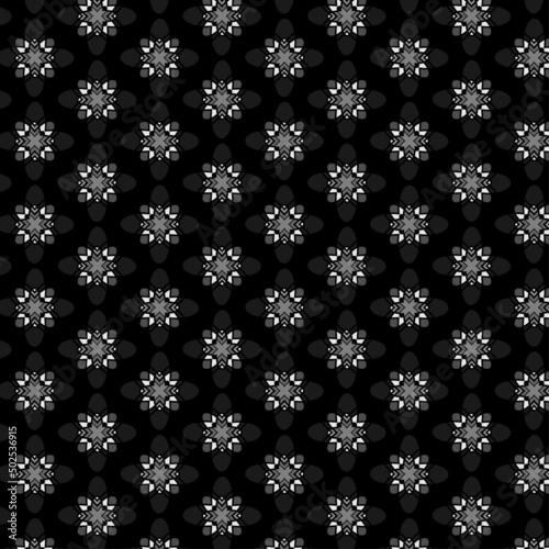 Square shape design pattern design in black color.