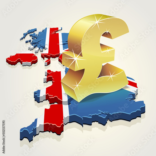 British pound sterling (white background)