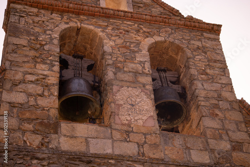 biosphere reserve church with stone bell tower