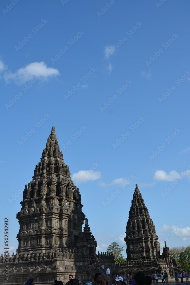 The temple of Sewu in the Prambanan compound in Central Java, Indonesia - near Yogyakarta	