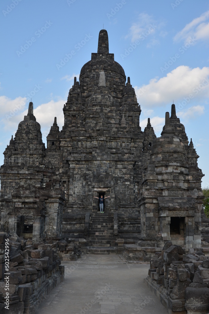 The temple of Sewu in the Prambanan compound in Central Java, Indonesia - near Yogyakarta