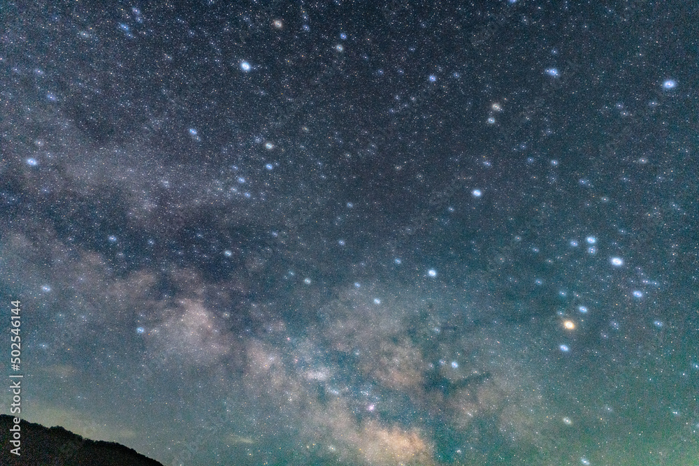 星空（岩手県奥州市奥州湖）