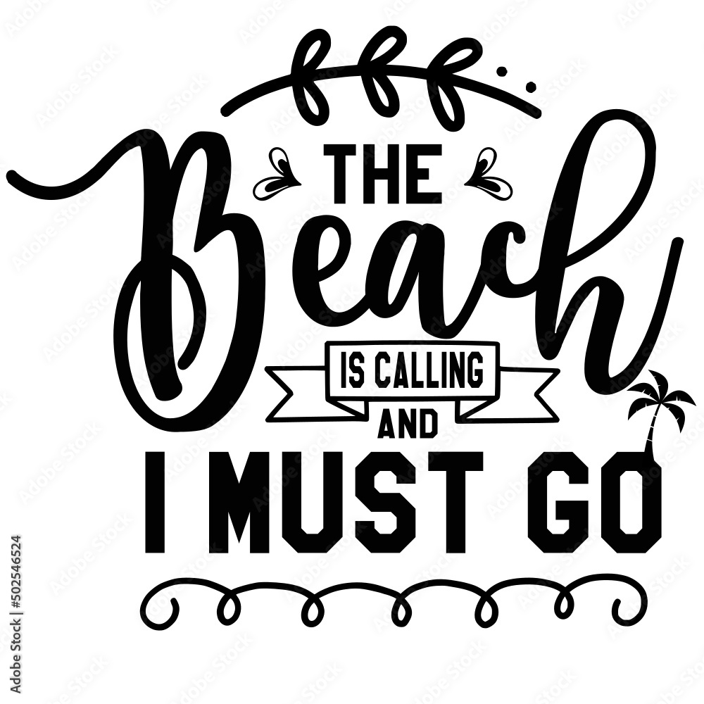 Beach SVG Design, Hand Written,Calligraphic,Svg Bundle,Beach Svg, Beach ...