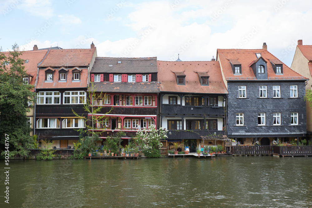 Old Town houses in Bamberg, Germany