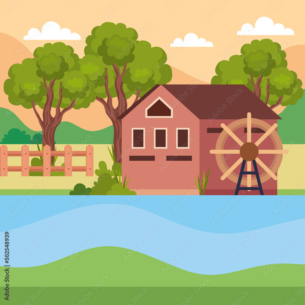 stable and lake stable and lake
