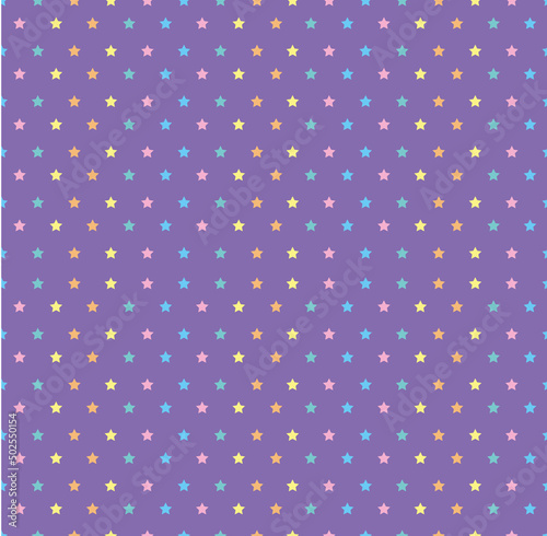 Wallpaper Mural starry purple pastel pattern Torontodigital.ca