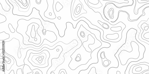 Light topographic topo contour lines map background, vector illustration