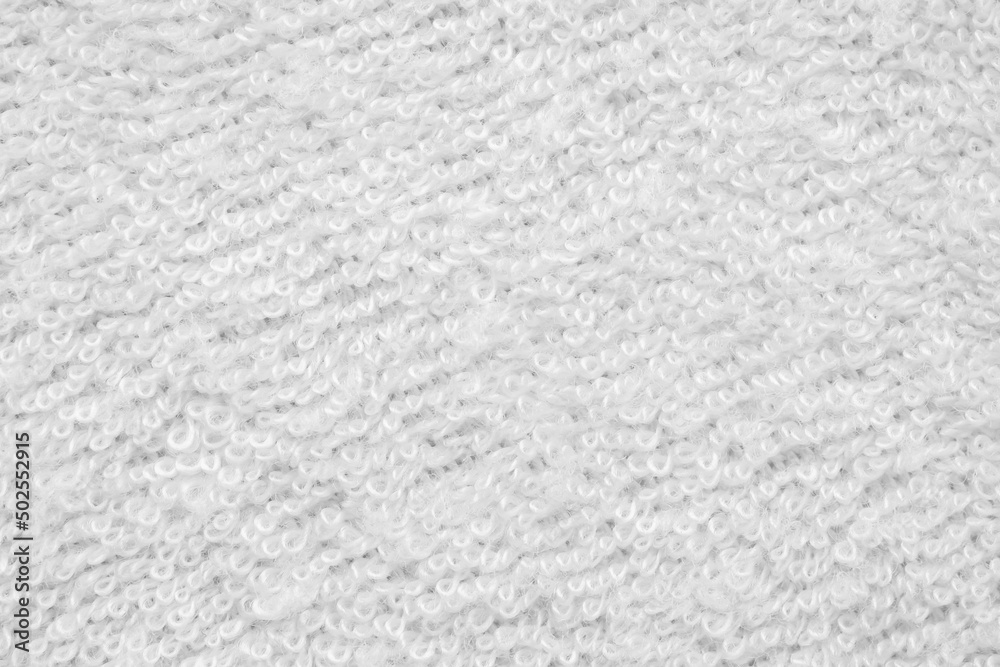 Obraz premium white fluffy towel fabric soft texture background