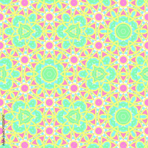 Beautiful pattern inspired by traditional indian style 