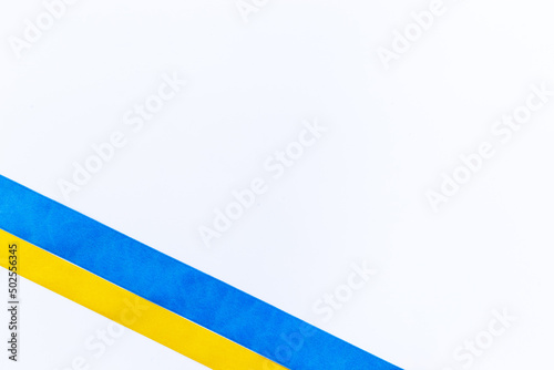 Free Download Yellow and blue ribbon. Ukaraine flag concept - GFXLoad