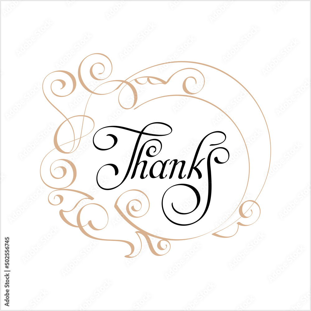 Thanks Pen Ink Style M_2204002