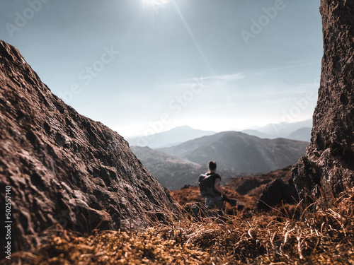 Hillwalking in the Trossachs Scotland Ben Venue Mountain Views