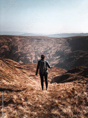 Hillwalking in the Trossachs Scotland Ben Venue Mountain Views