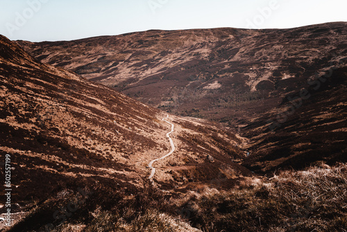 Hillwalking in the Trossachs Scotland Ben Venue Mountain Views