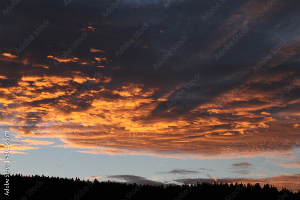 Fototapeta premium Abendrot