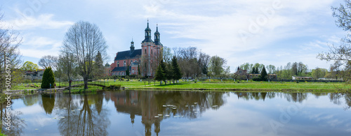 Former Cistercian abbey in the village of Paradyz in the Lubuskie Province Poland