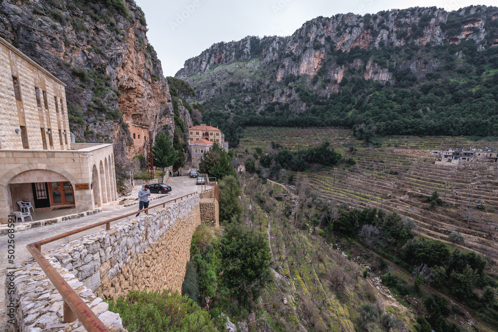 Saint Anthony Monastery also known as Qozhaya Monastery, Lebanon Saint Anthony Monastery also known as Qozhaya Monastery, Lebanon