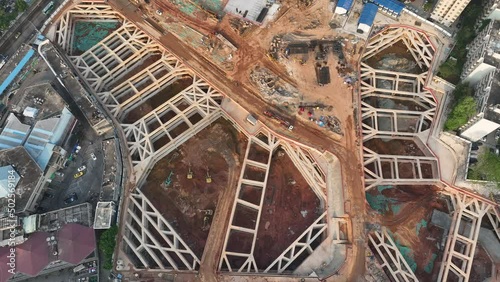 Wallpaper Mural Aerial view of landscape in shenzhen, China Torontodigital.ca