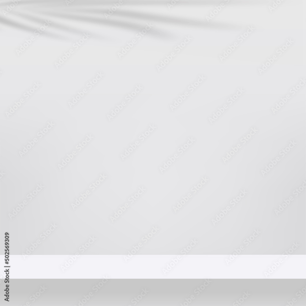Abstract minimal scene with geometric forms. White podium in white background for product presentation. Vector Abstract minimal scene with geometric forms. White podium in white background for product presentation. Vector