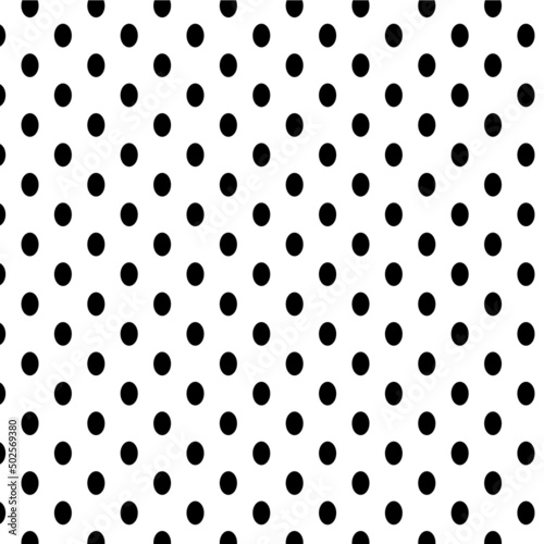 Black and white dots, polka dots, pattern, vector