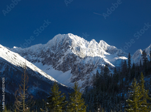 Tatry zimą. Winter Tatra Mountains.
