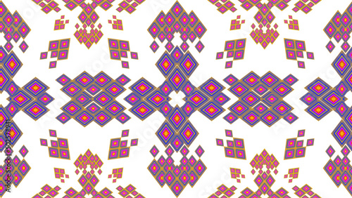 Ethic fabric carpet ornament native textile. Irate tribal seamless pattern. Geometric tranditional vector illustrations. Embroidery style.