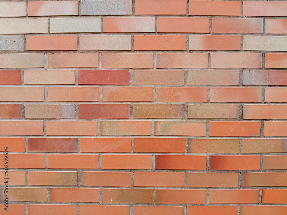 Obraz premium red brick wall background