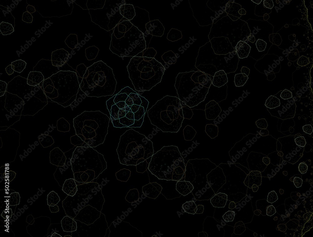 Imaginatory fractal abstract background Image