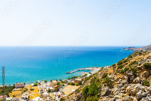 Fototapeta Naklejka Na Ścianę i Meble -  Exotic island at the south of Crete, with the amazing a Beach, Greece