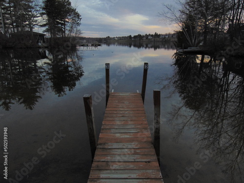 Dock Lake Winnipesaukee New Hampshire