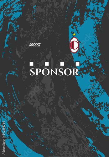 Soccer jersey design for sublimation 