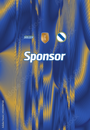 Soccer jersey design for sublimation 