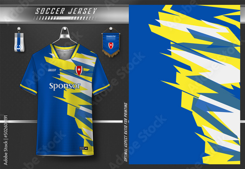 Soccer jersey design for sublimation, sport t shirt design