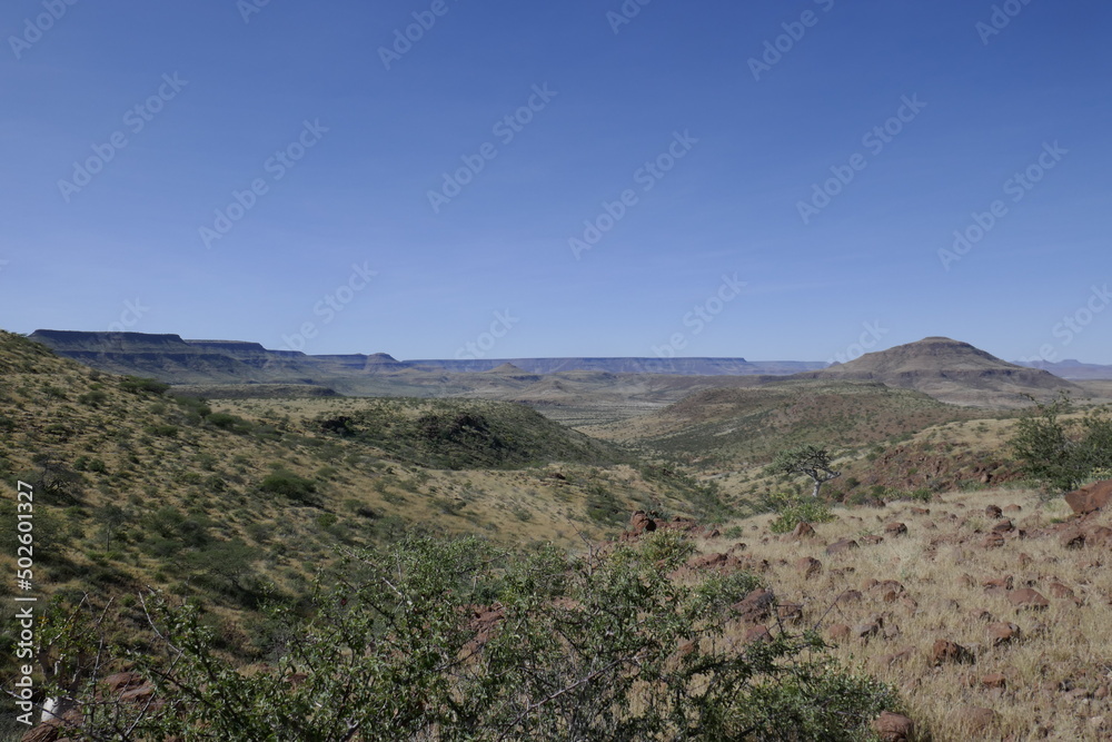 mountain desert landscape in Namibia