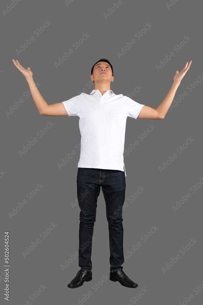 Businessman begs God for success With Hope raising his hands.business man asks for luck and prays for a successful solution Asking For Help. Businessman begs God for success With Hope raising his hands.business man asks for luck and prays for a successful solution Asking For Help.