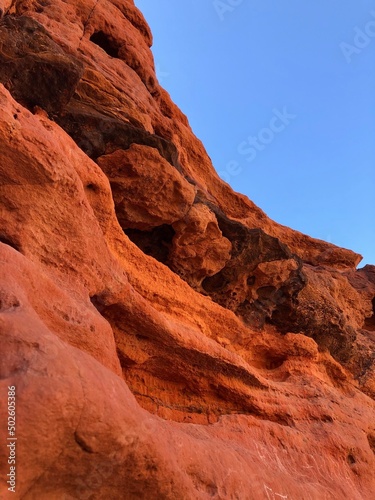 red rocks in the desert. Egypt. 