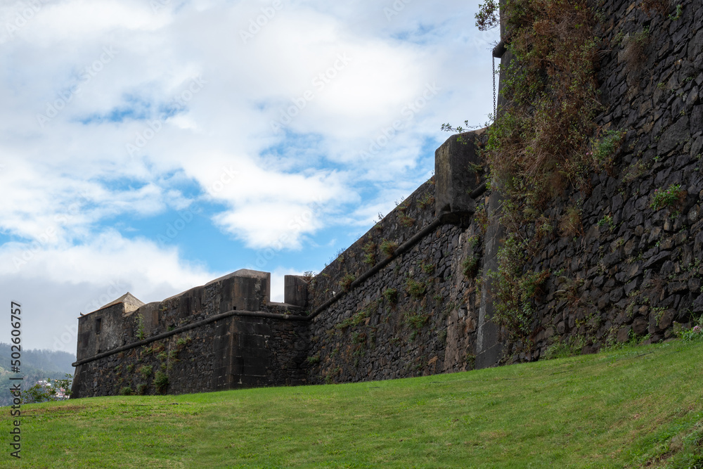 Fortification wall of Fortaleza de São João Baptista do Pico.