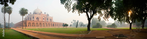 India, New Delhi, Humayun's Tomb, 16th century example of Mughal architecture, UNESCO World Heritage Site, 16th century example of Mughal architecture