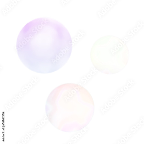 うるおい感じる円型の水滴3種類