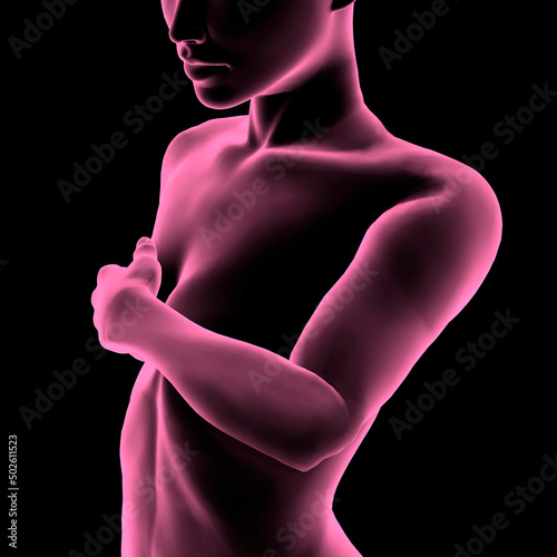 Breast Exam_01C Hank Grebe (b.20th C. American) Computer graphics