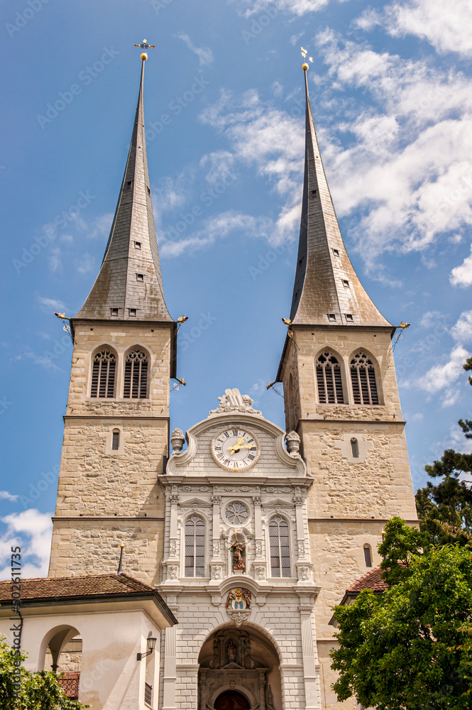 Church of St. Leodegar, Lucerne, Switzerland Church of St. Leodegar, Lucerne, Switzerland