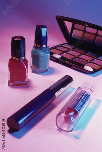 Close-up of cosmetics