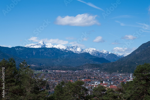 Landscape near Garmisch-Partenkirchen in Bavaria